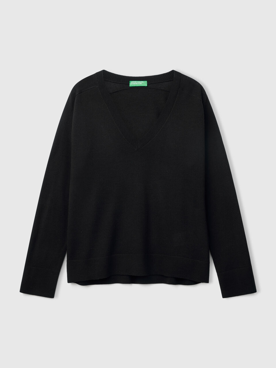 V NECK SWEATER L/S Women image number 1