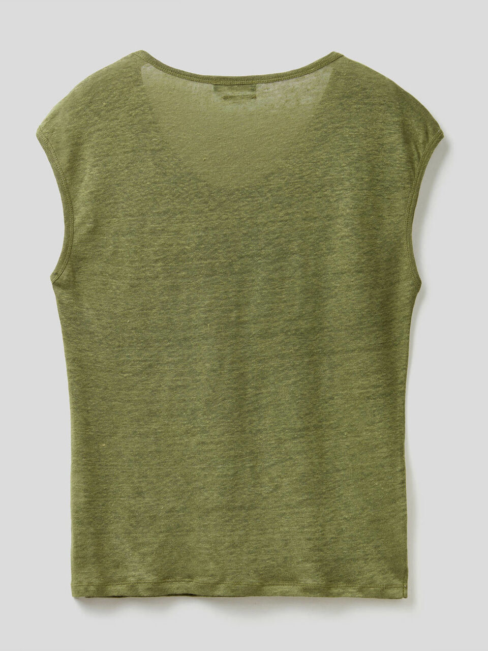 Short sleeve 100% linen t-shirt image number null
