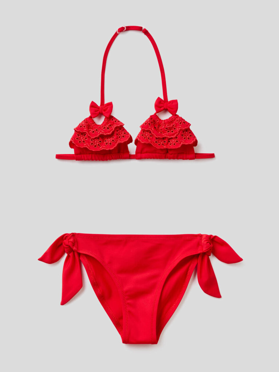 Bikini in ECONYL® with bows image number null