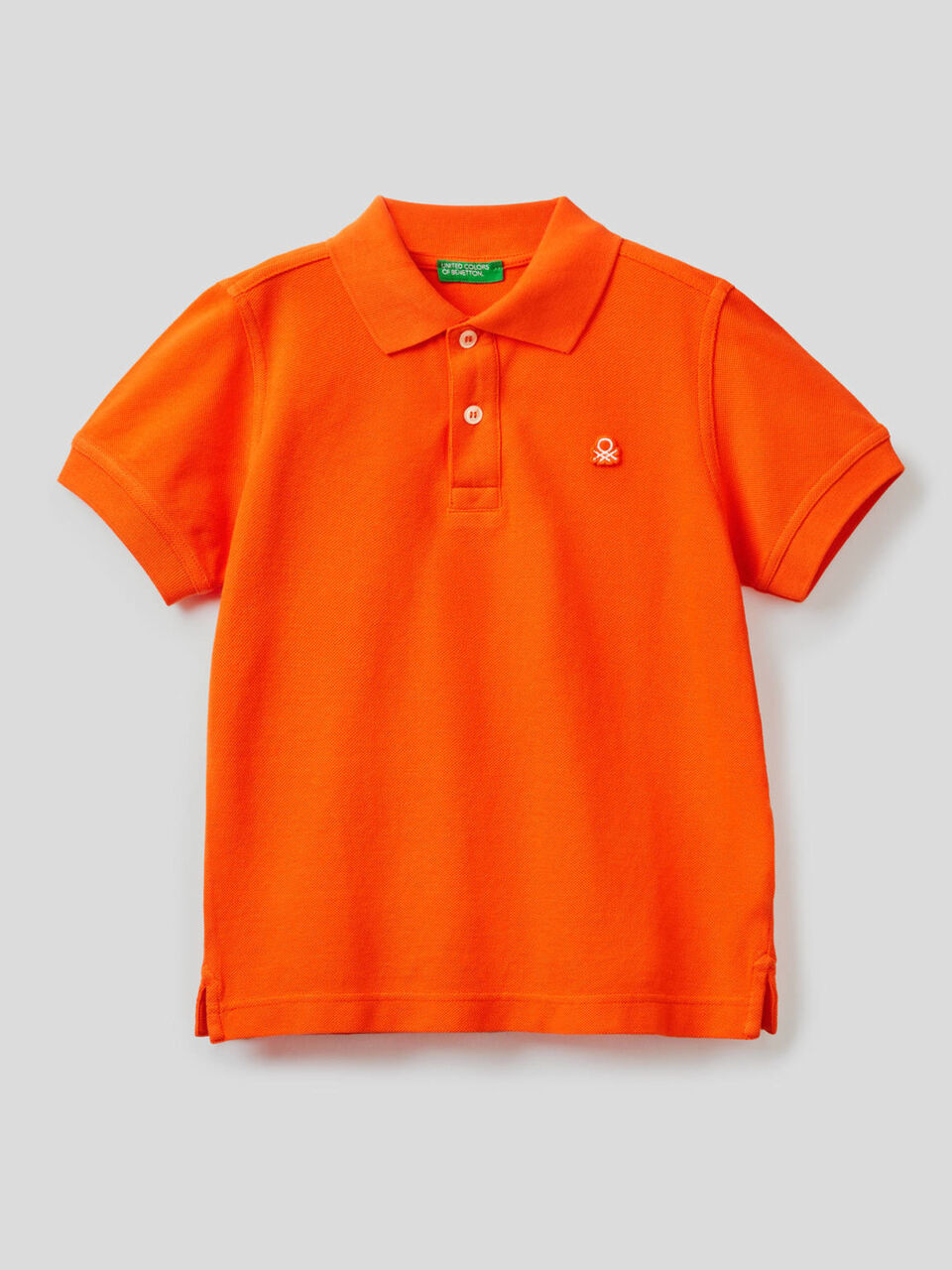Polo in pure cotton pique image number null