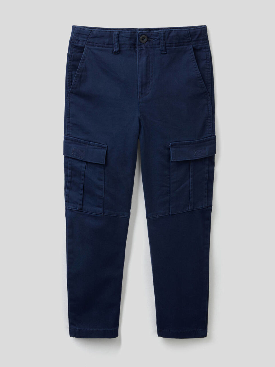 Stretch cotton cargo trousers image number 1