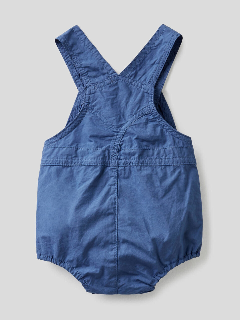 Overall onesie in 100% cotton image number null