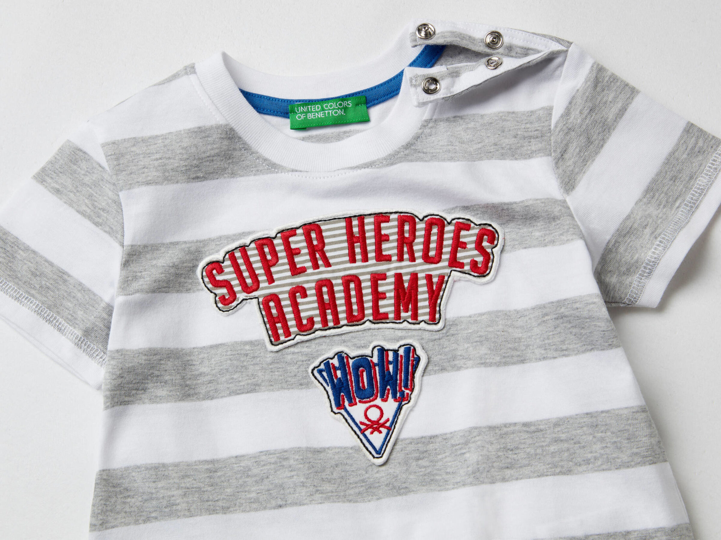Striped t-shirt with patch image number null