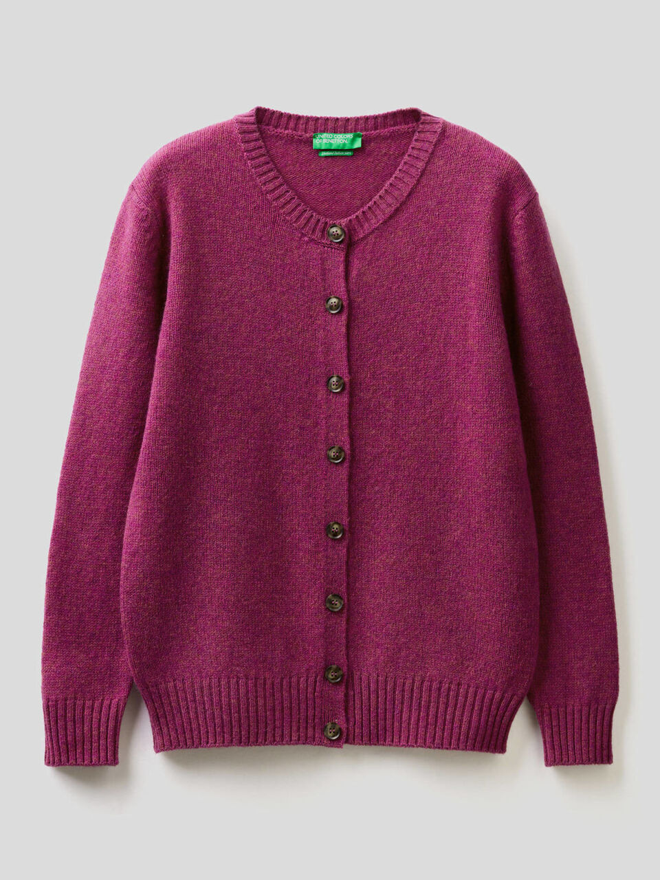 Cardigan in pure Shetland wool image number 1