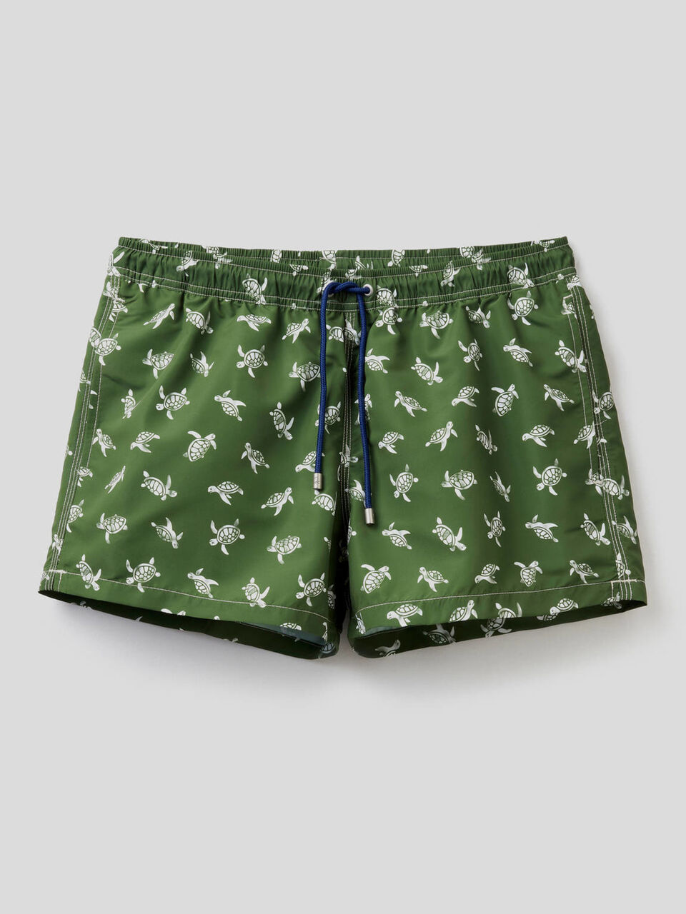 Short patterned swim trunks image number 1