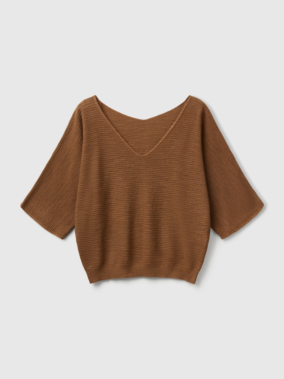 V NECK SWEATER H/S Women image number 1