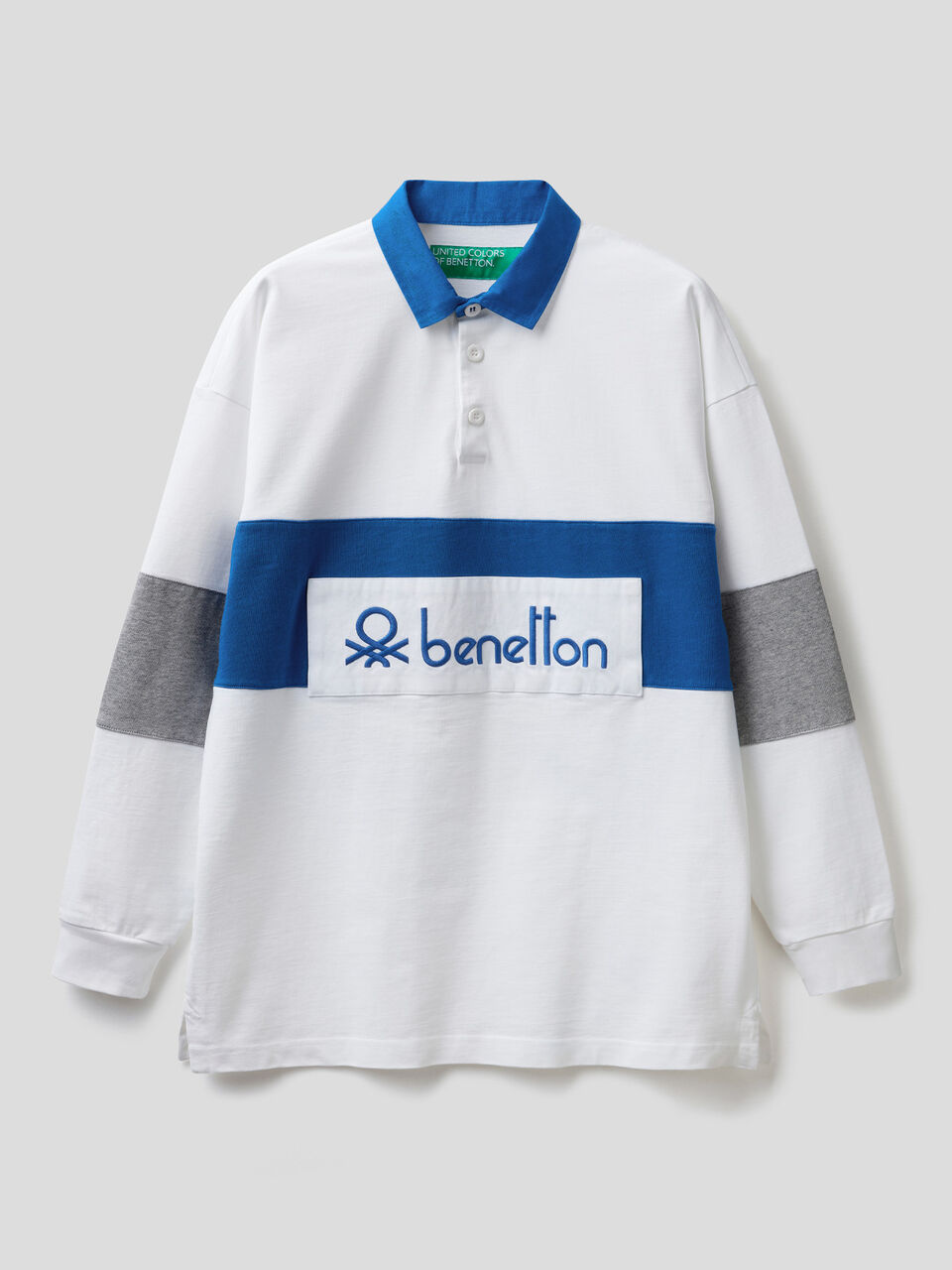 Rugby polo in organic cotton image number 1