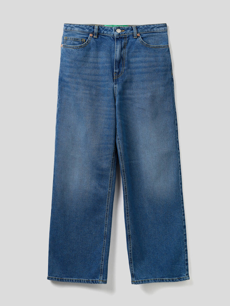 Mum fit jeans in stretch denim image number null