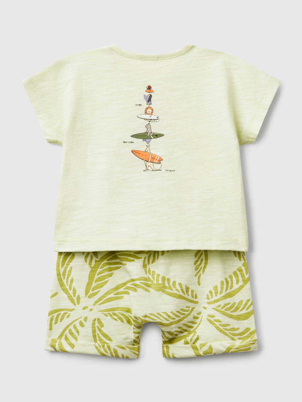 SET T-SHIRT+SHORTS New Born (0-18 months) image number 2