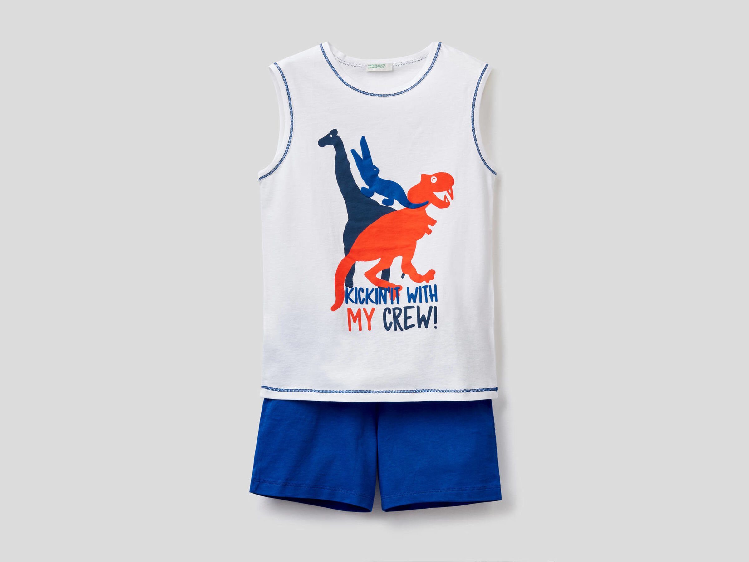 Tank top and bermudas pyjamas image number null