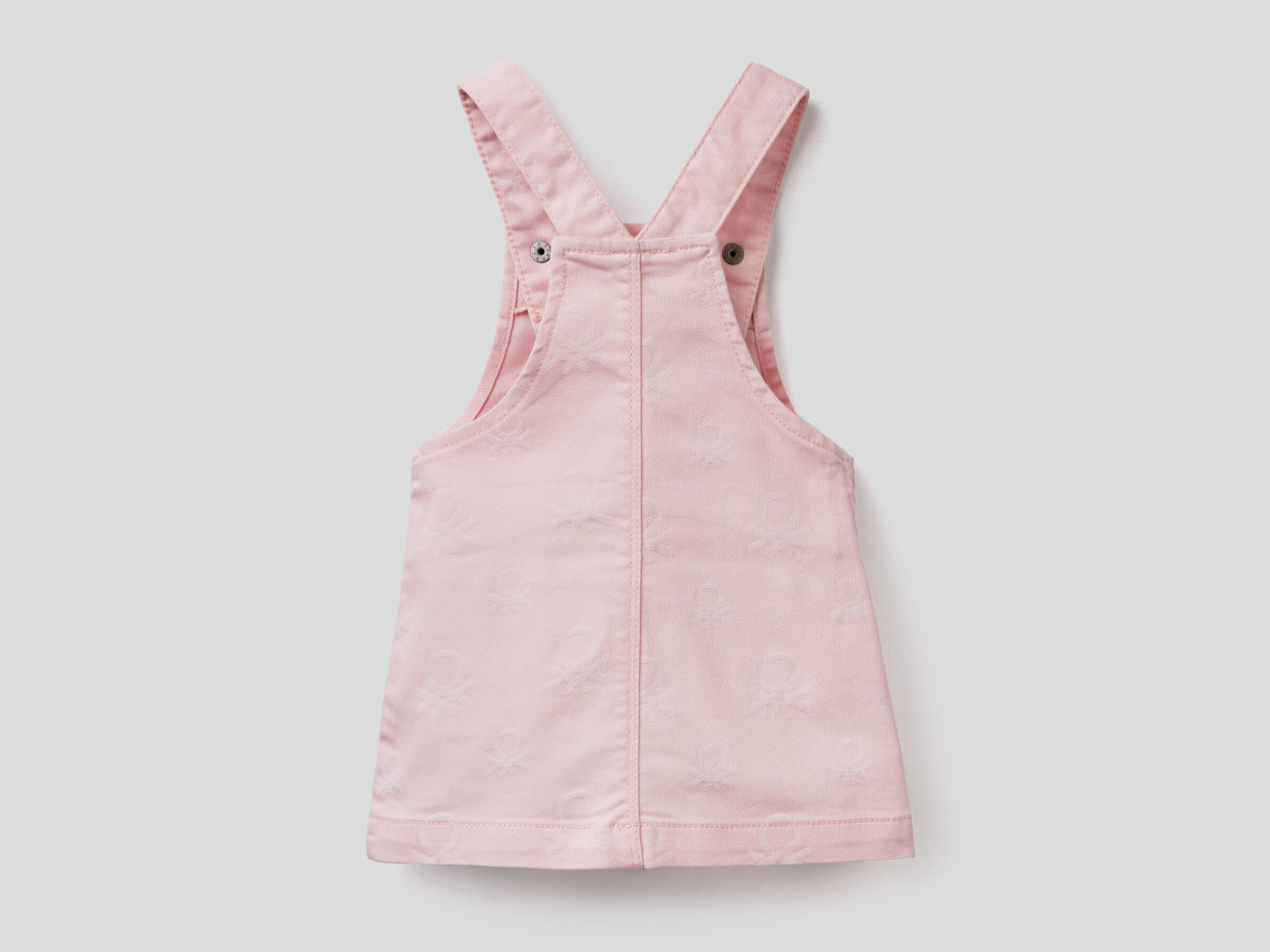Logo-patterned overall skirt image number null