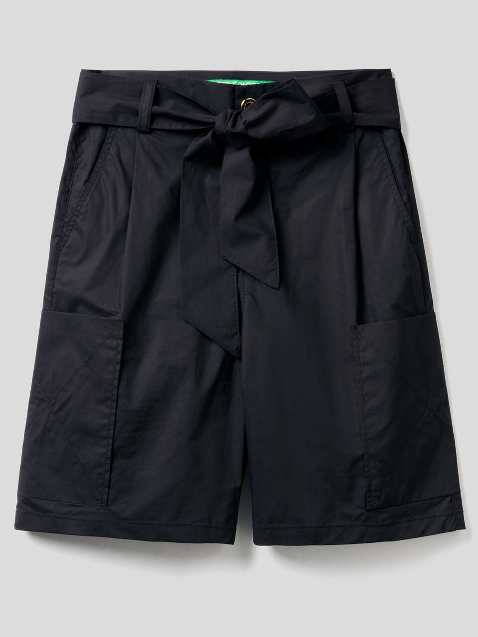 Cargo bermudas in 100% cotton image number null