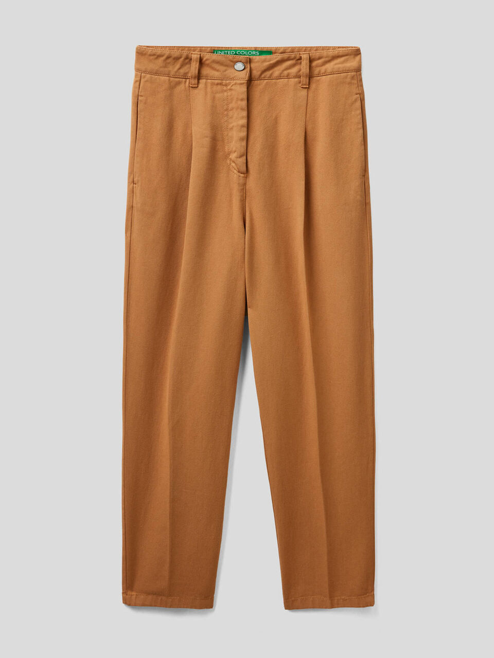 Slouchy trousers in 100% cotton image number 1