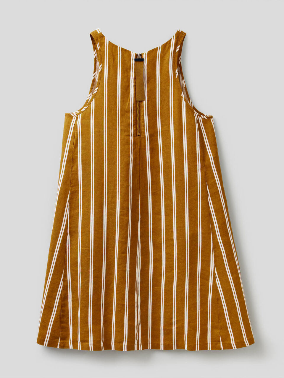 Dress in pattern print 100% linen image number 2