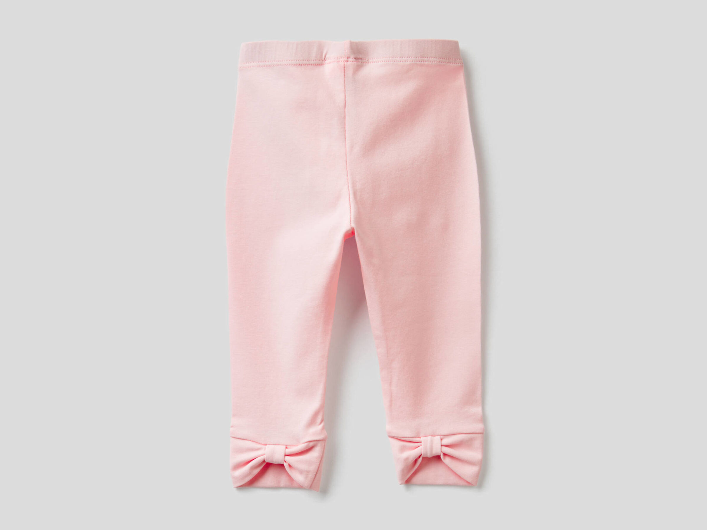 Leggings with bow in stretch cotton image number null