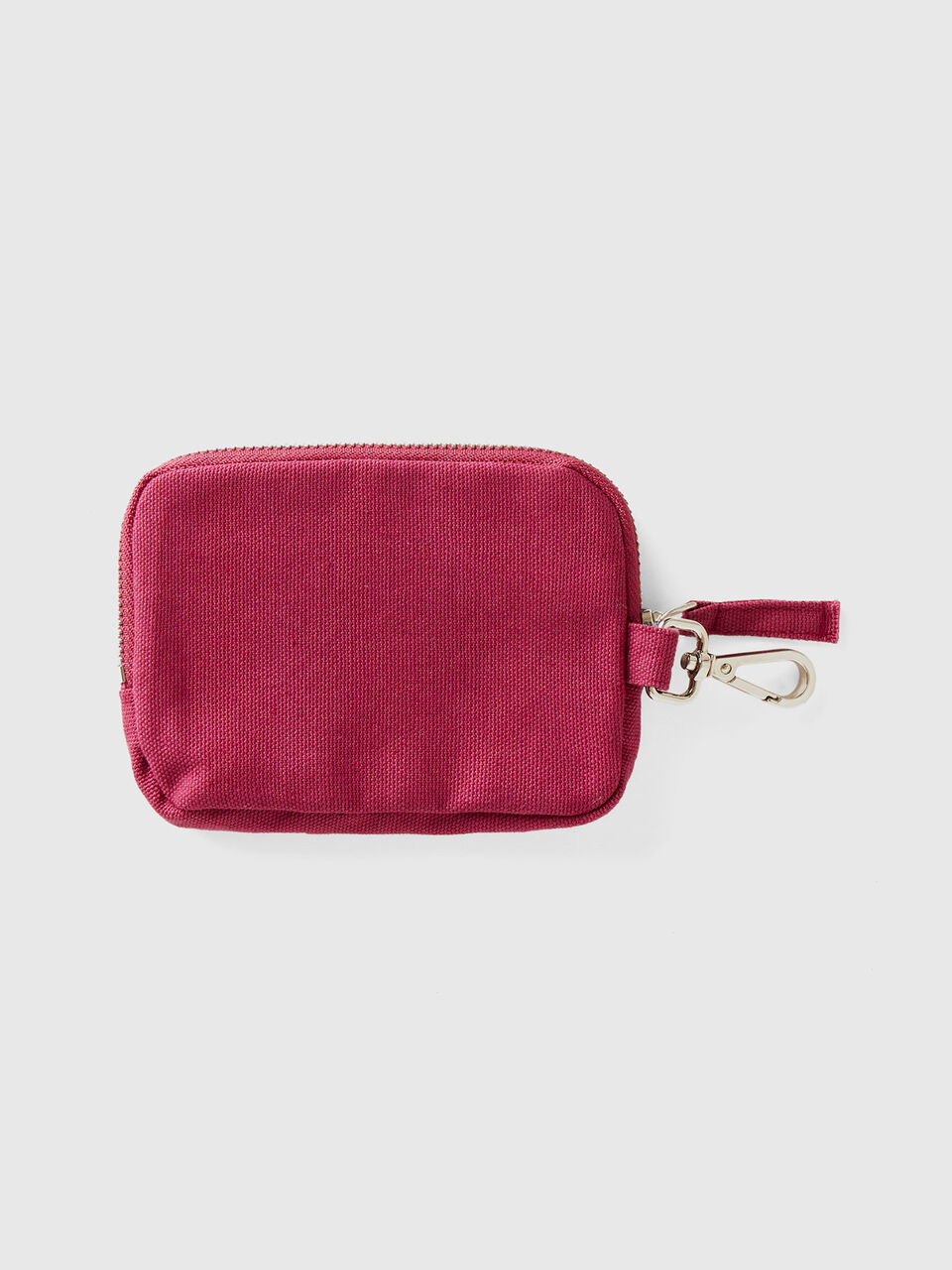 Burgundy keychain and coin purse image number 2