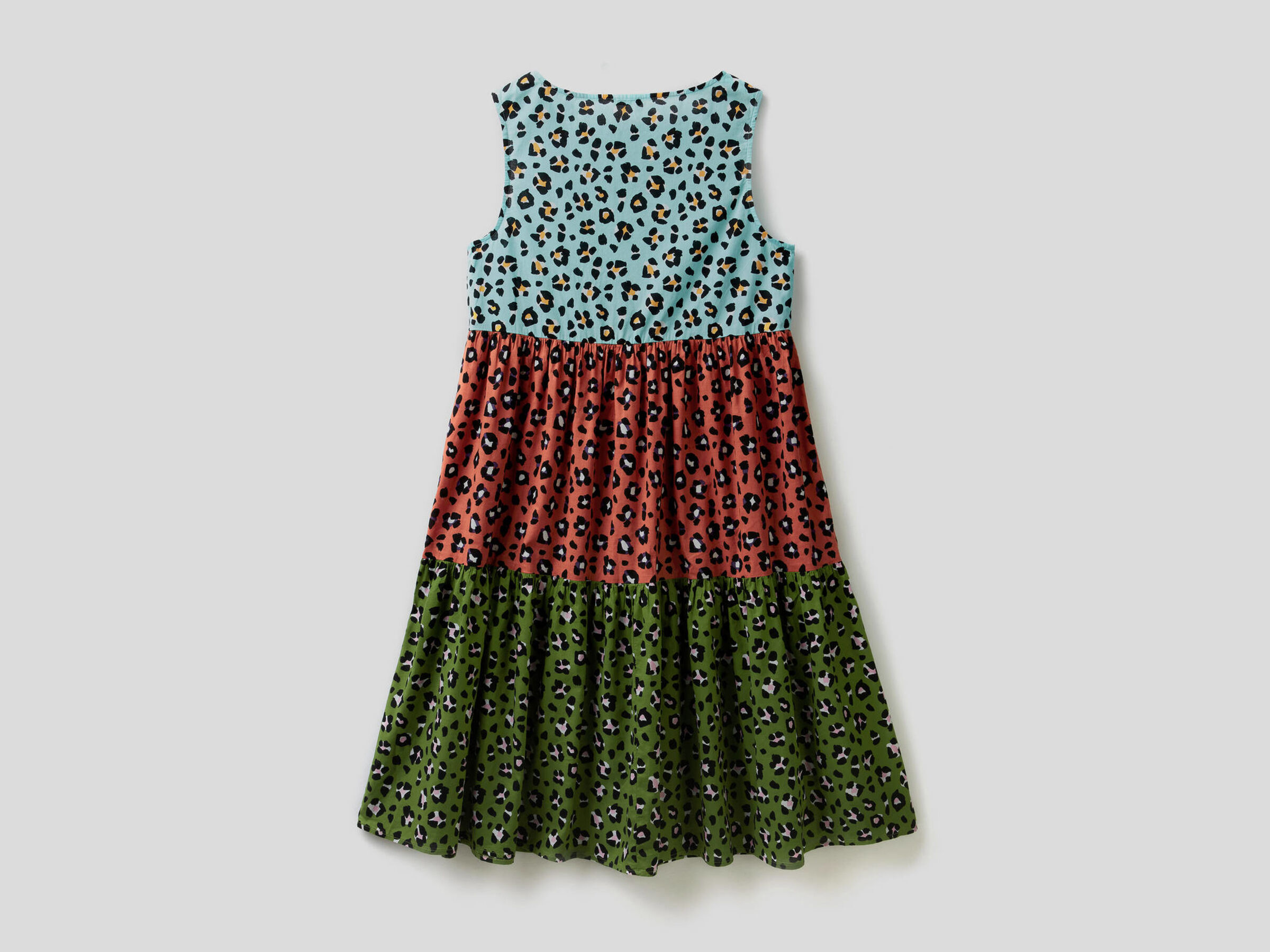 Multicolor animal print dress image number null