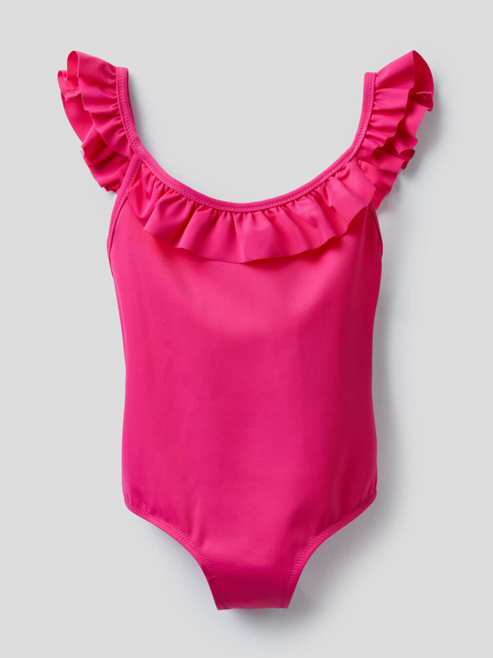 Swimsuit in ECONYL® with frills image number null