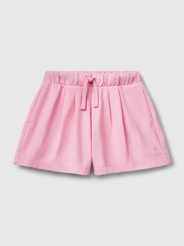 Shorts in pure cotton Junior Girl