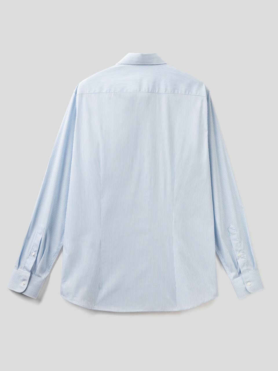 Slim fit shirt in stretch cotton blend image number 2