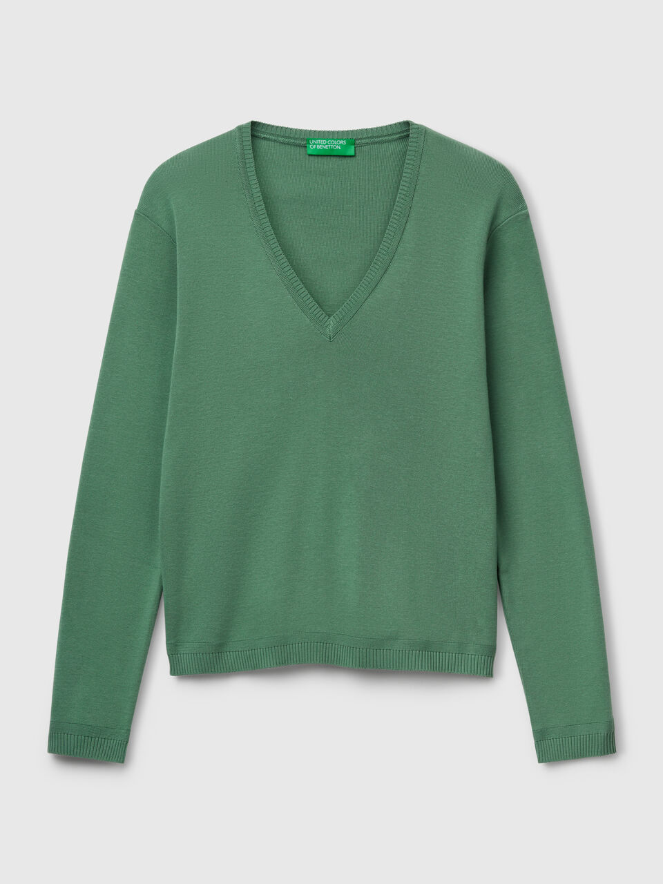 V NECK SWEATER L/S Women image number 1