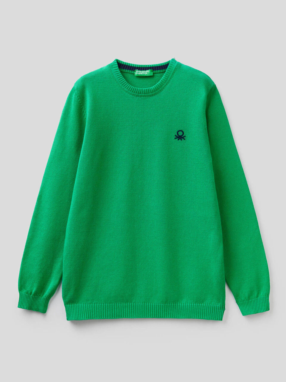 Pure cotton sweater with logo image number null