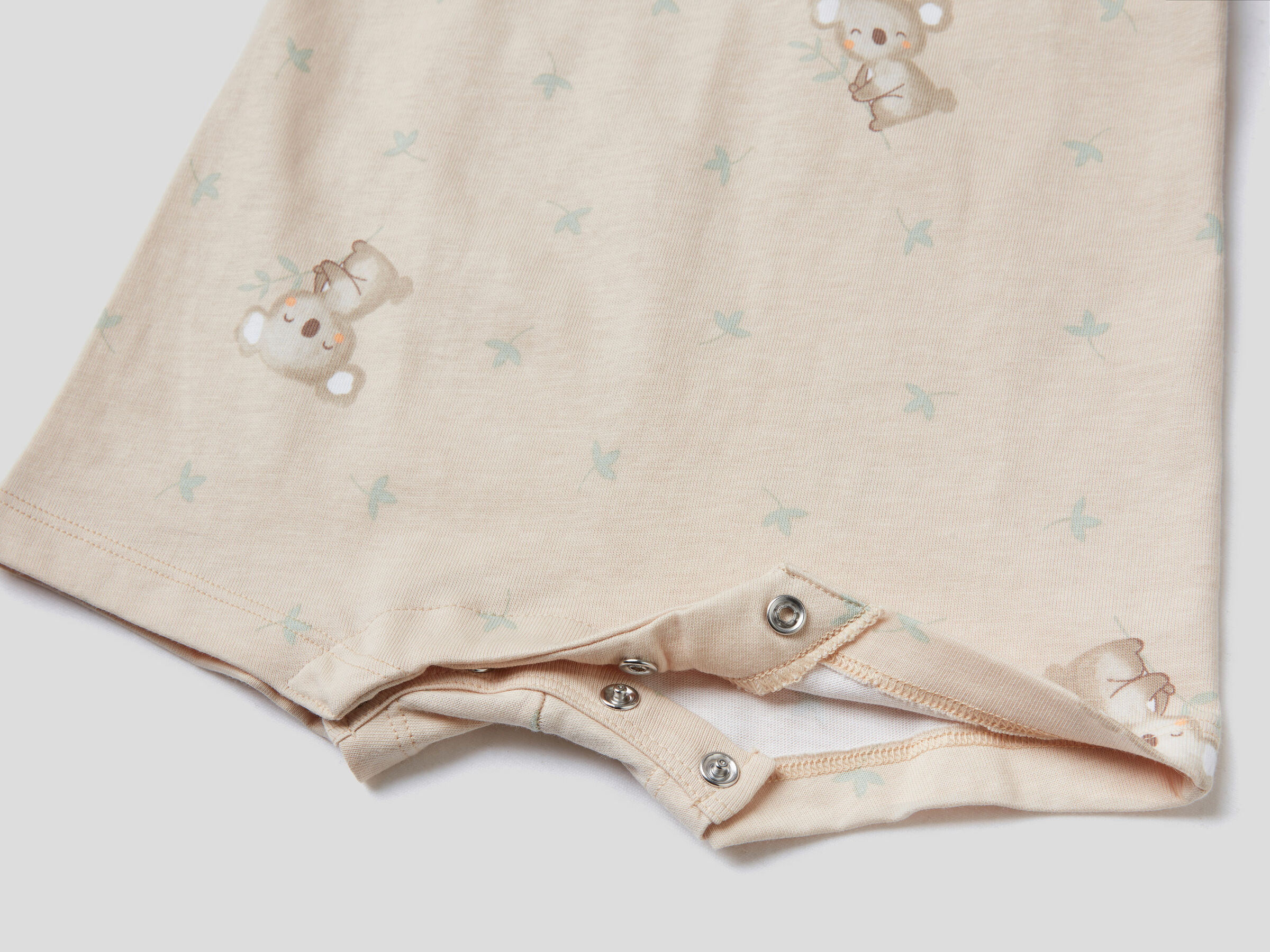 Printed 100% organic cotton onesie image number null