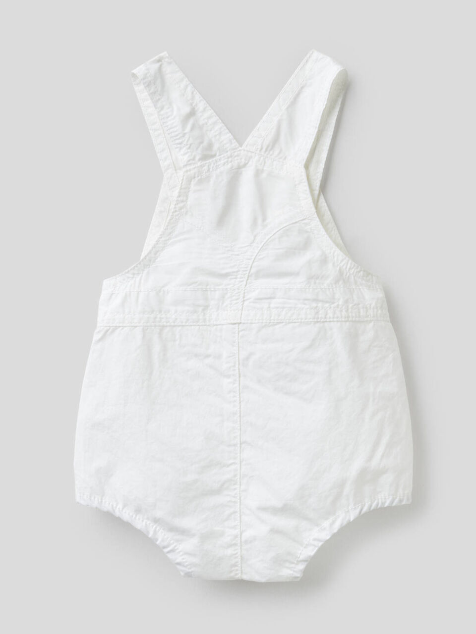 Overall onesie in 100% cotton image number null