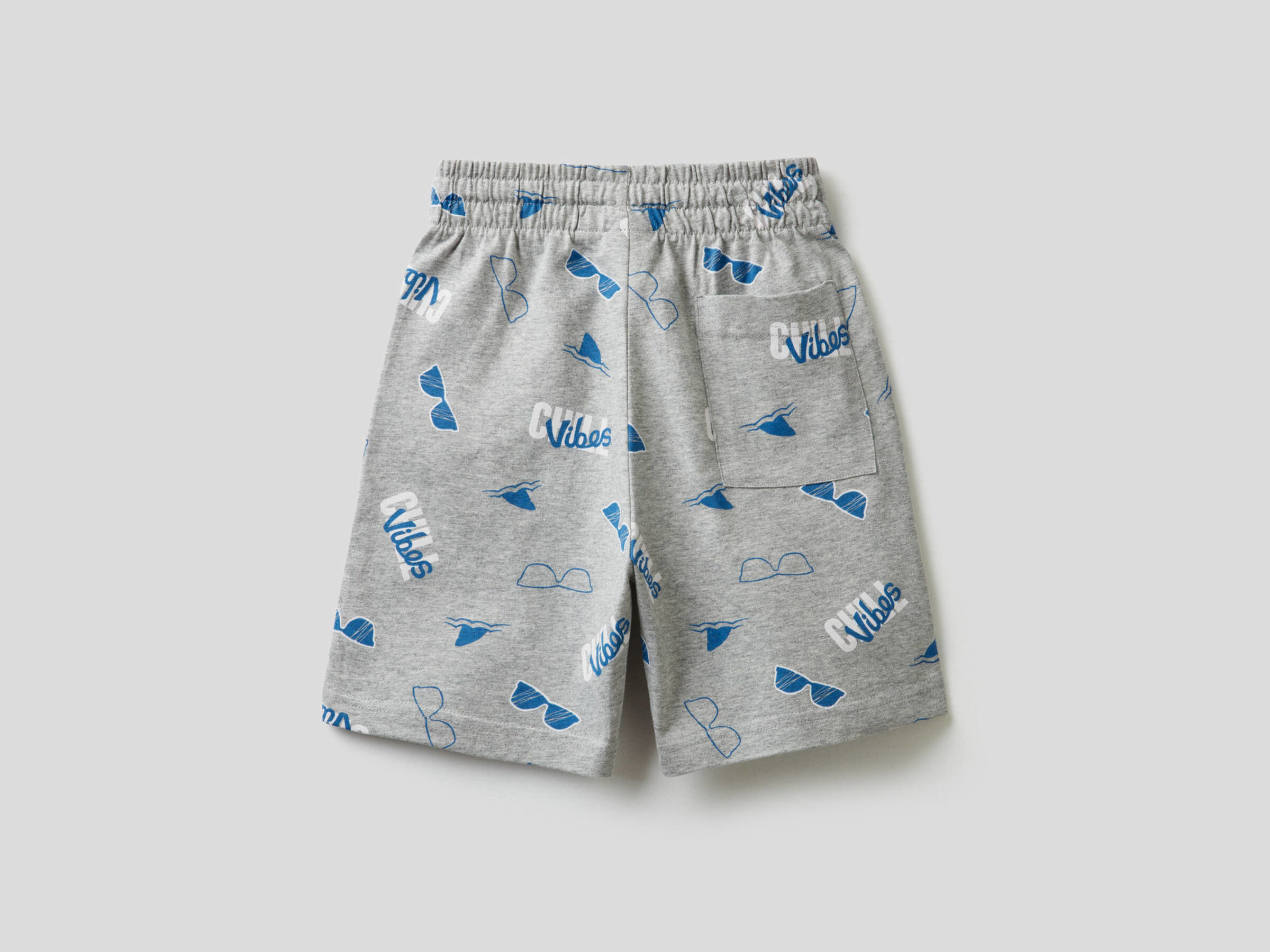 Printed 100% cotton bermudas image number null