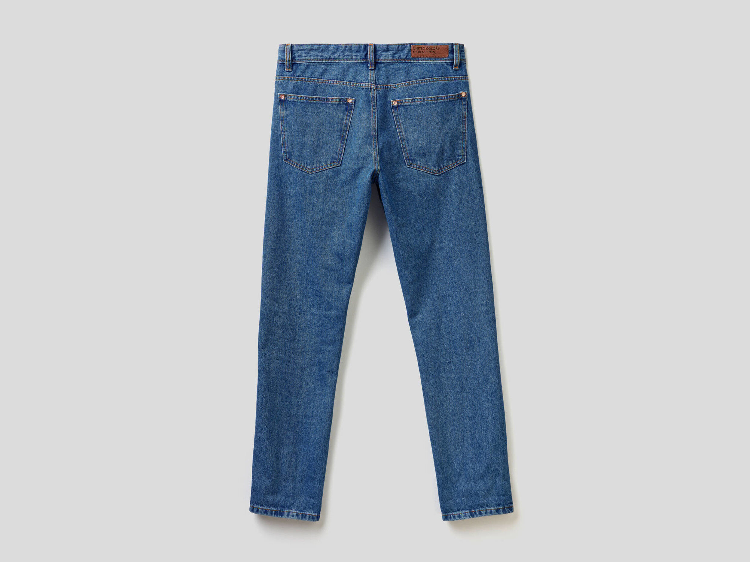 100 cotton straight leg jeans