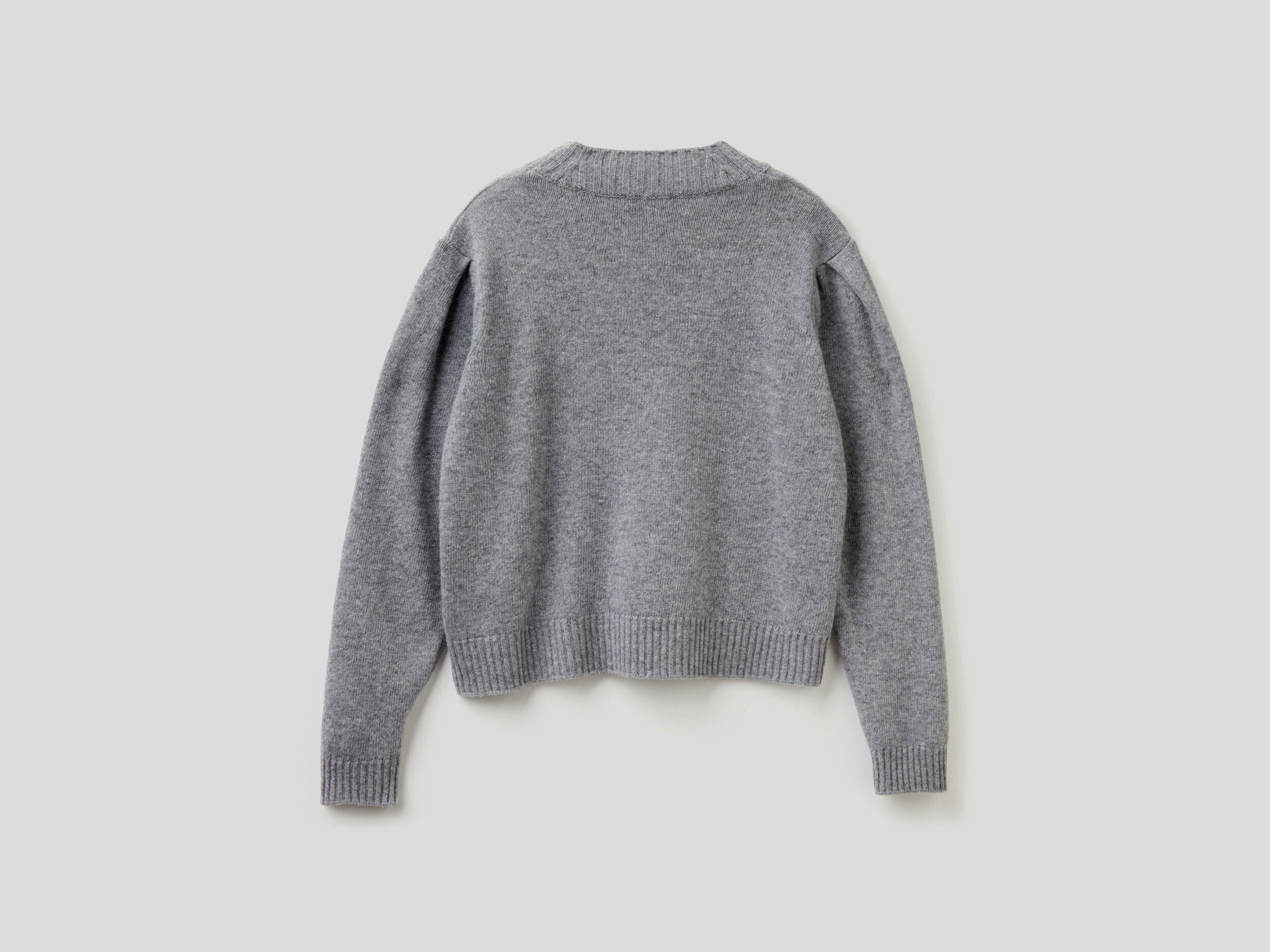 light grey turtleneck sweater