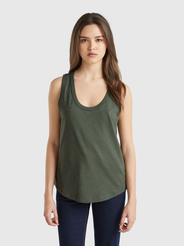Tank top in lightweight cotton Women
