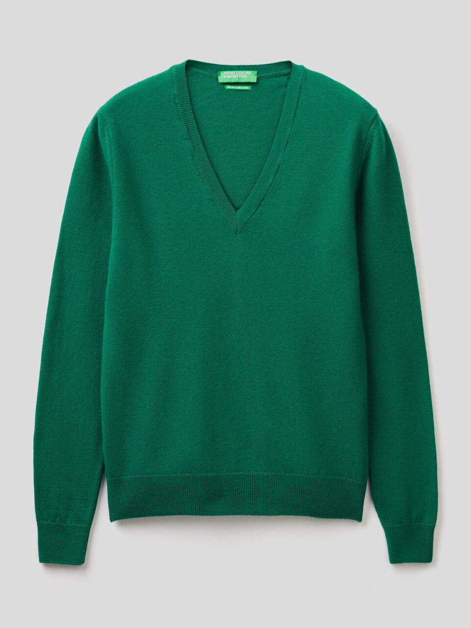 V-Neck Merino Wool Sweater Women 2021