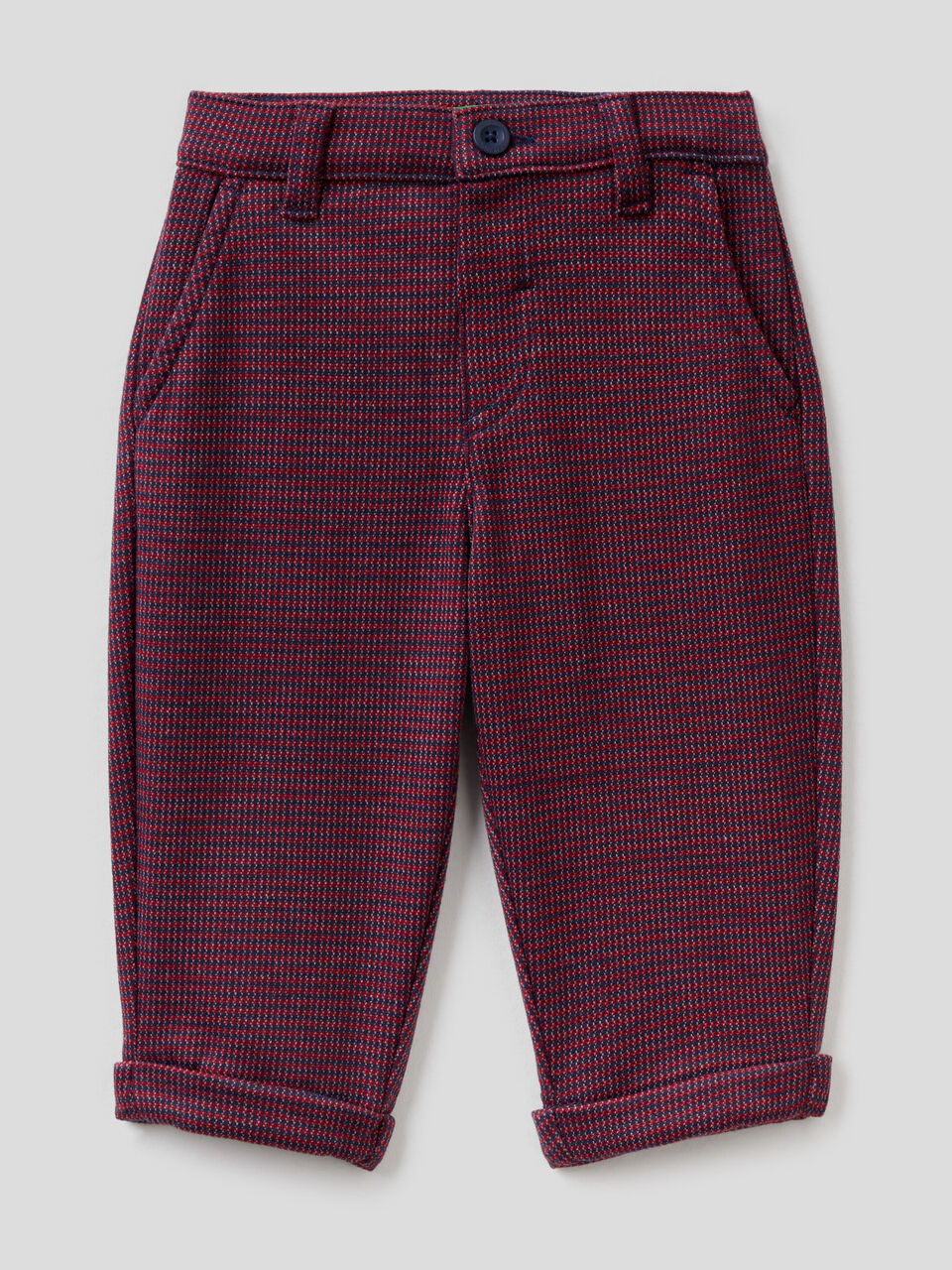 Patterned chino trousers image number 1