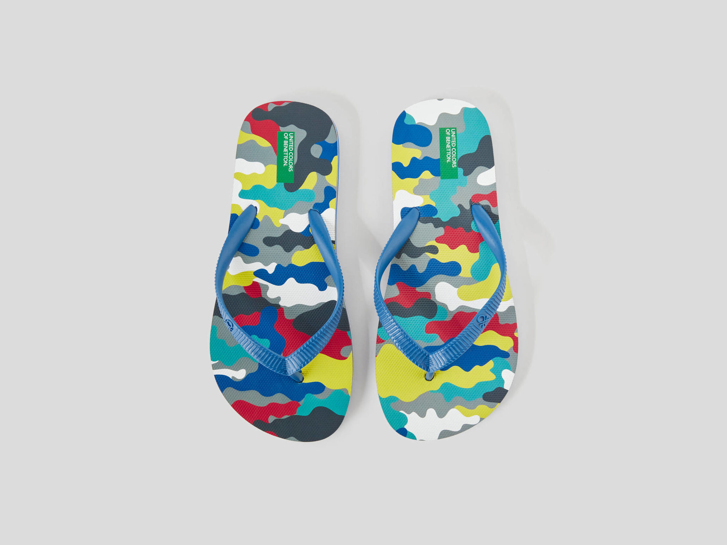 Pattern print flip-flops image number null