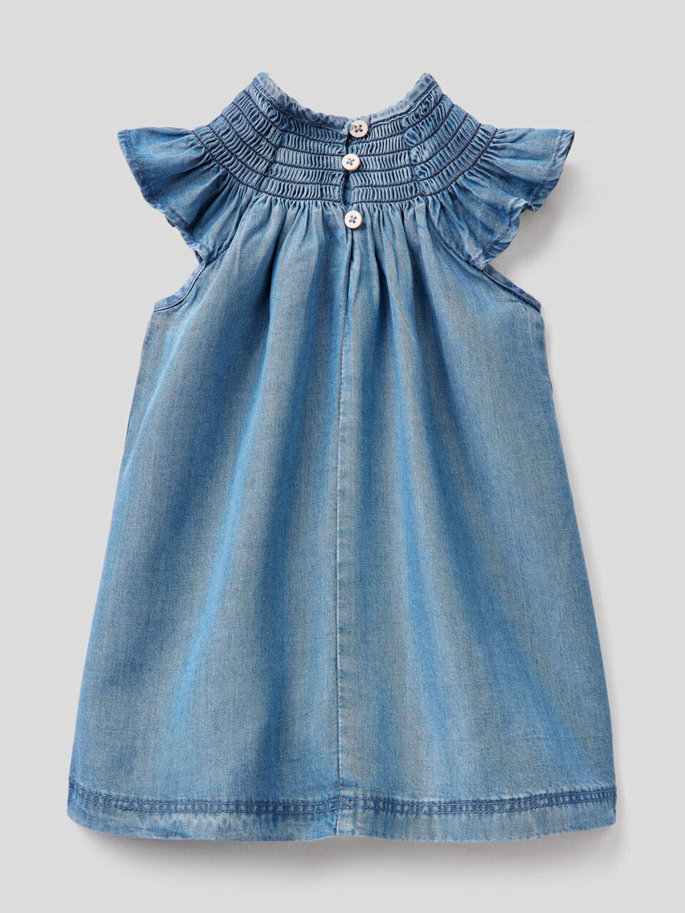 Dress in chambray fabric image number null