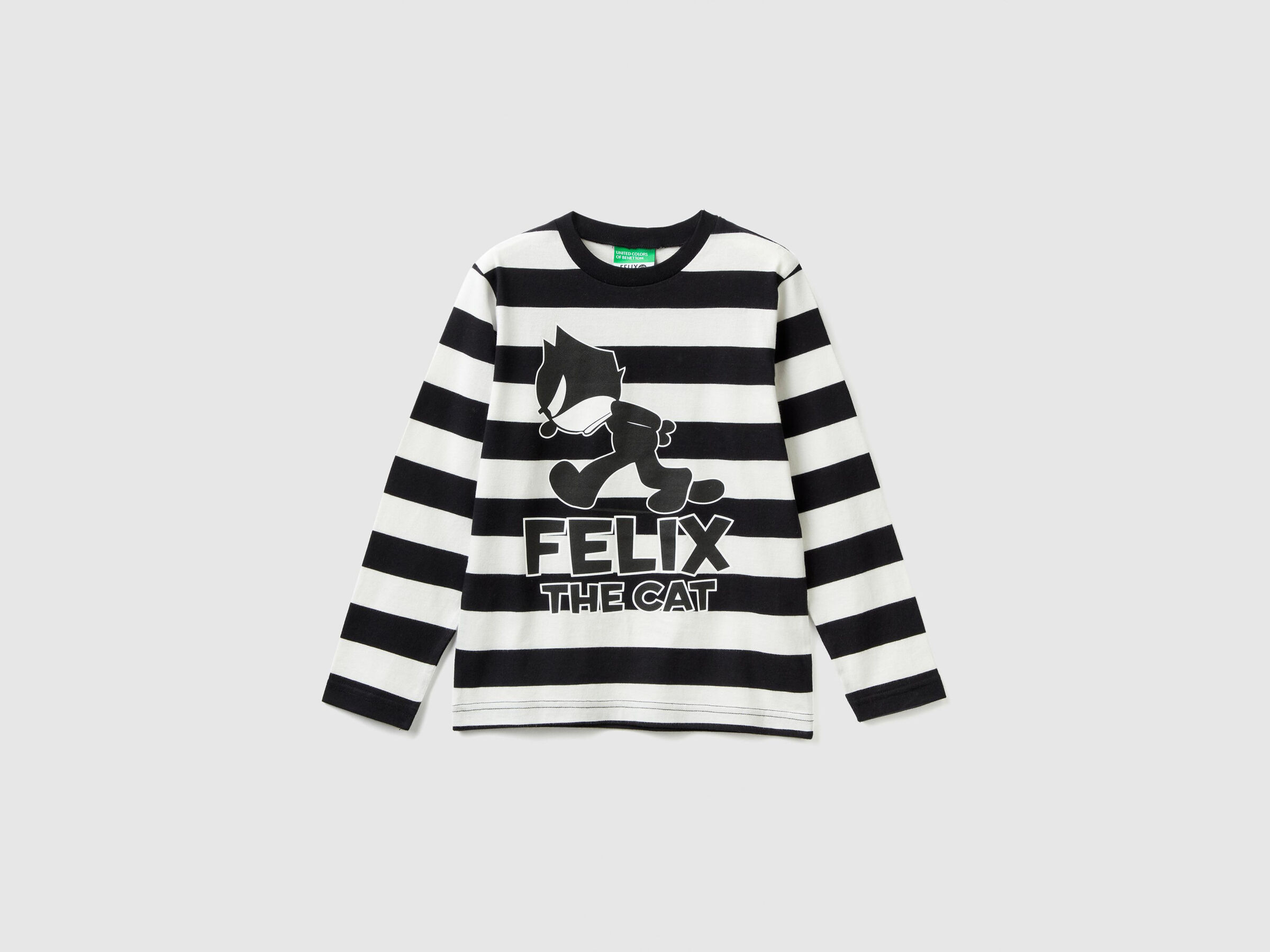 Striped "Felix The Cat" t-shirt image number null