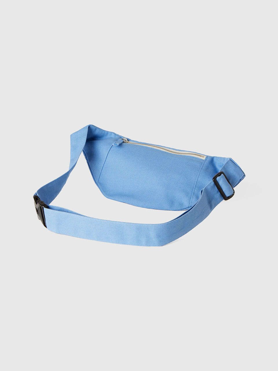 Light blue pouch in pure cotton image number 2
