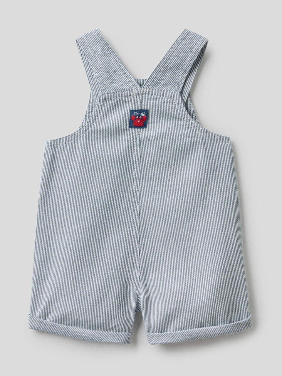 Short overalls in 100% cotton image number null