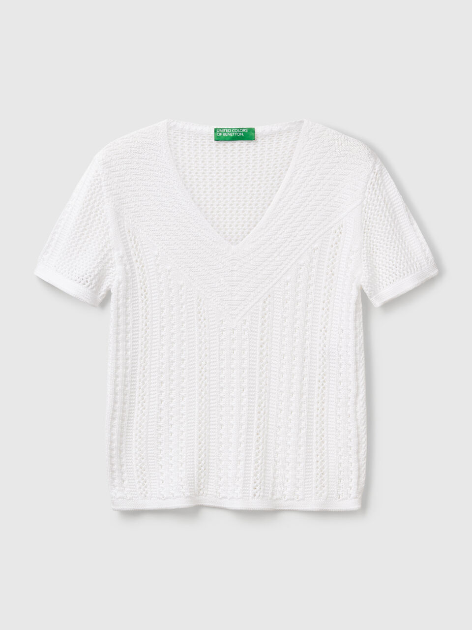V NECK SWEATER H/S Women image number 1