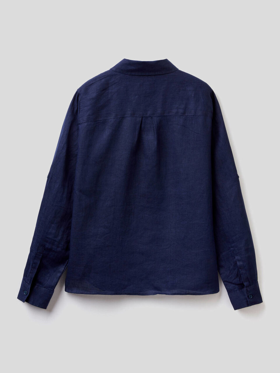 Long sleeve shirt in pure linen image number 2