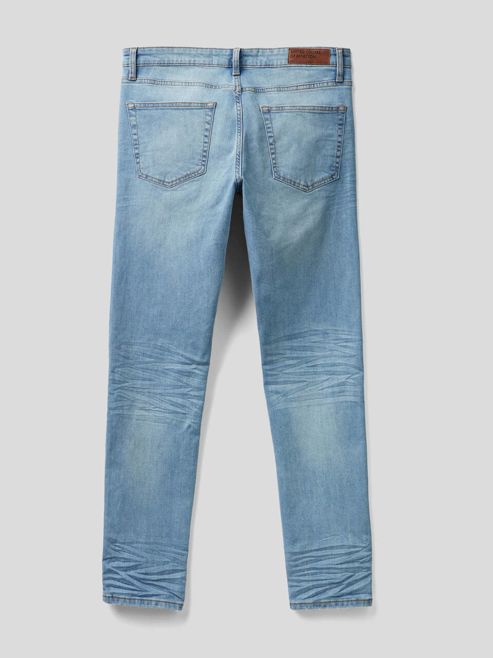 Straight leg jeans in stretch cotton image number null