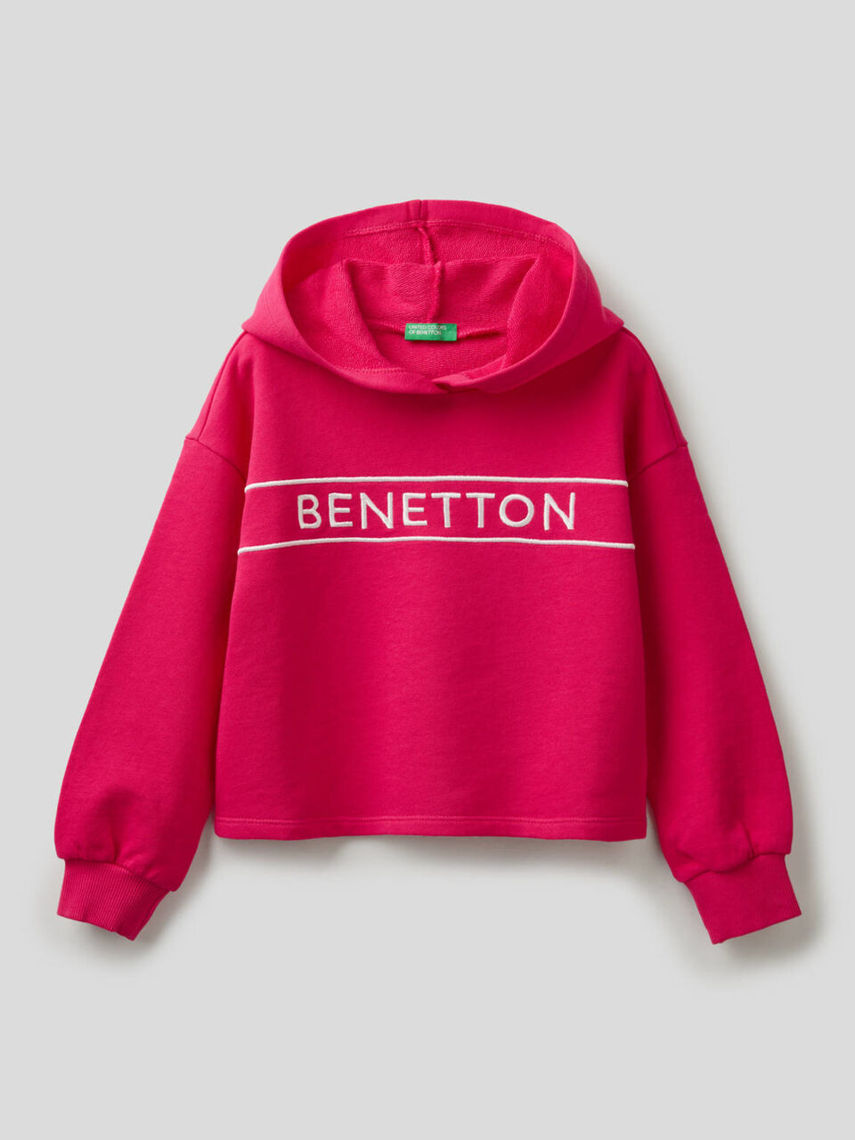 Sweatshirt in cotton with embroidered logo image number null