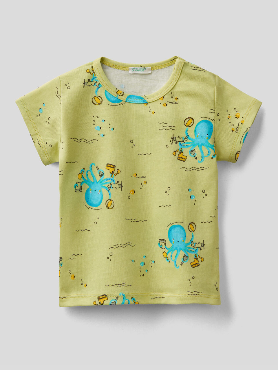 Printed 100% organic cotton t-shirt image number 1