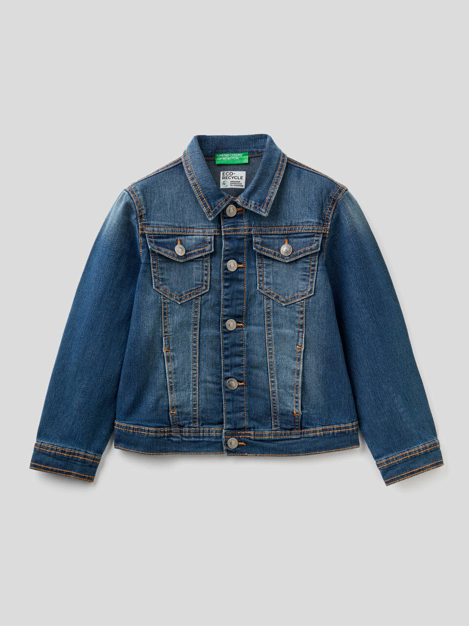 "Eco-Recycle" denim jacket image number null