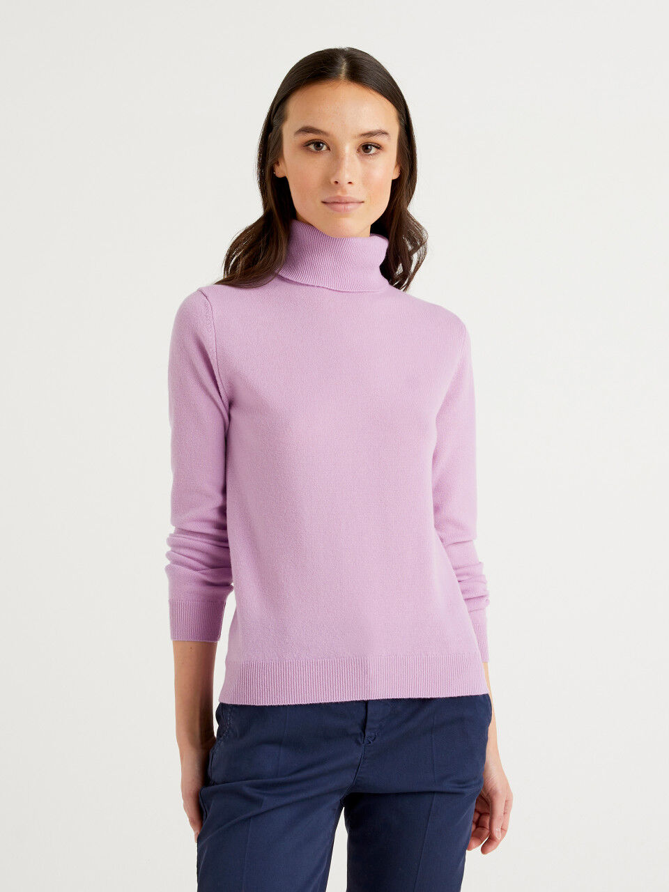 High neck sweater girls clearance