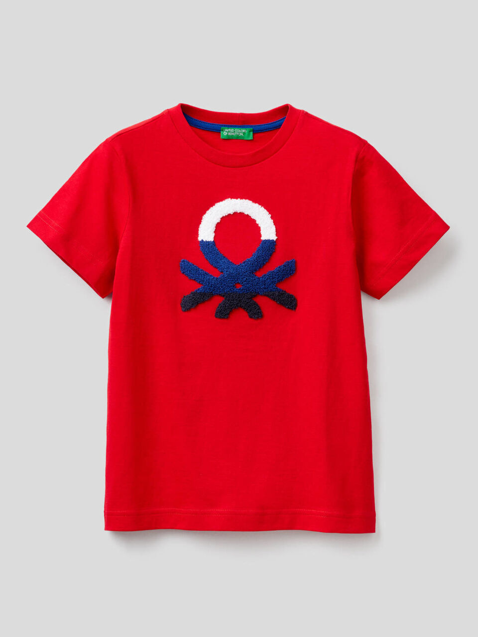 100% cotton t-shirt with logo image number null