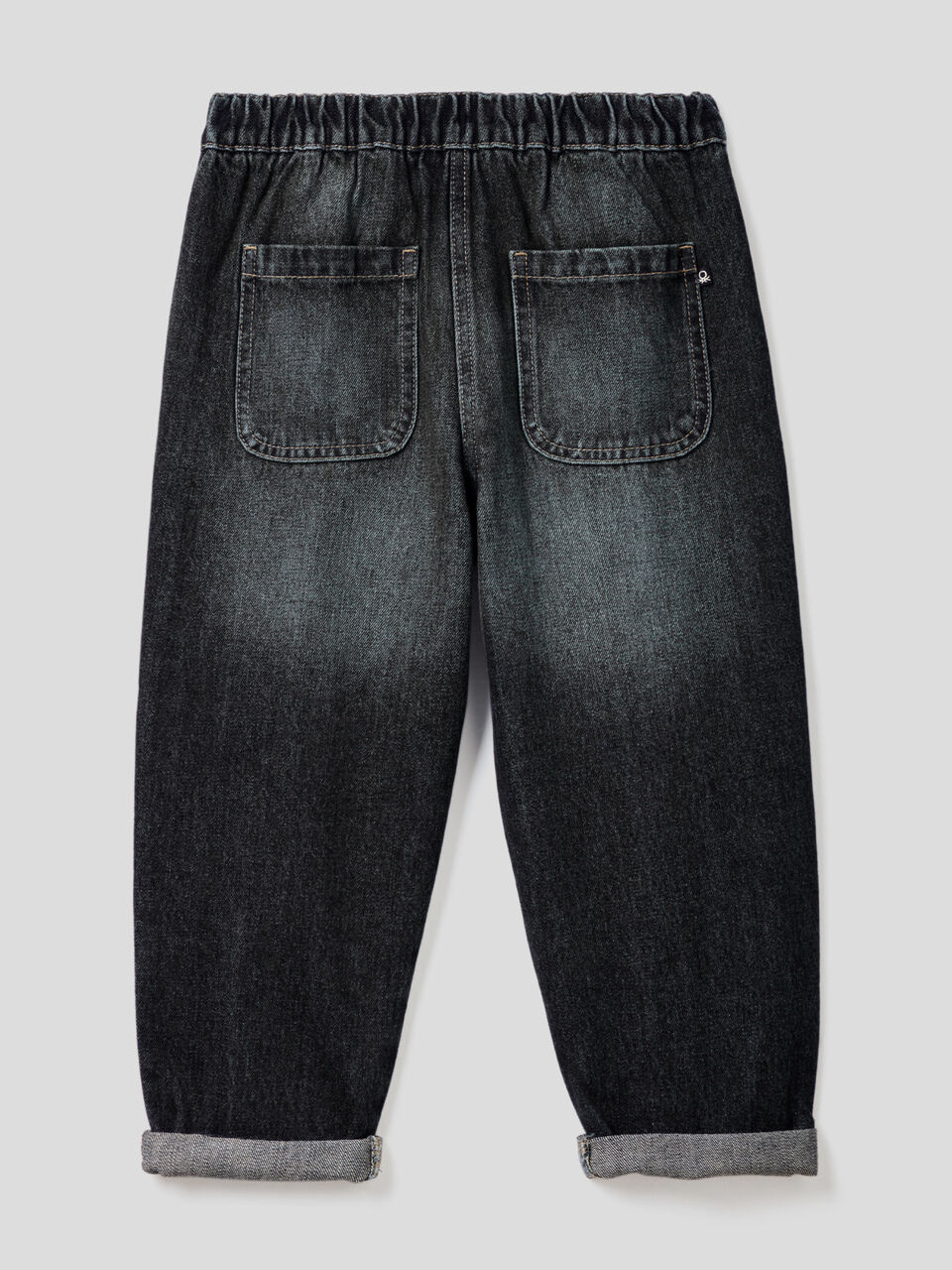 Slouchy fit jeans in 100% cotton image number 2