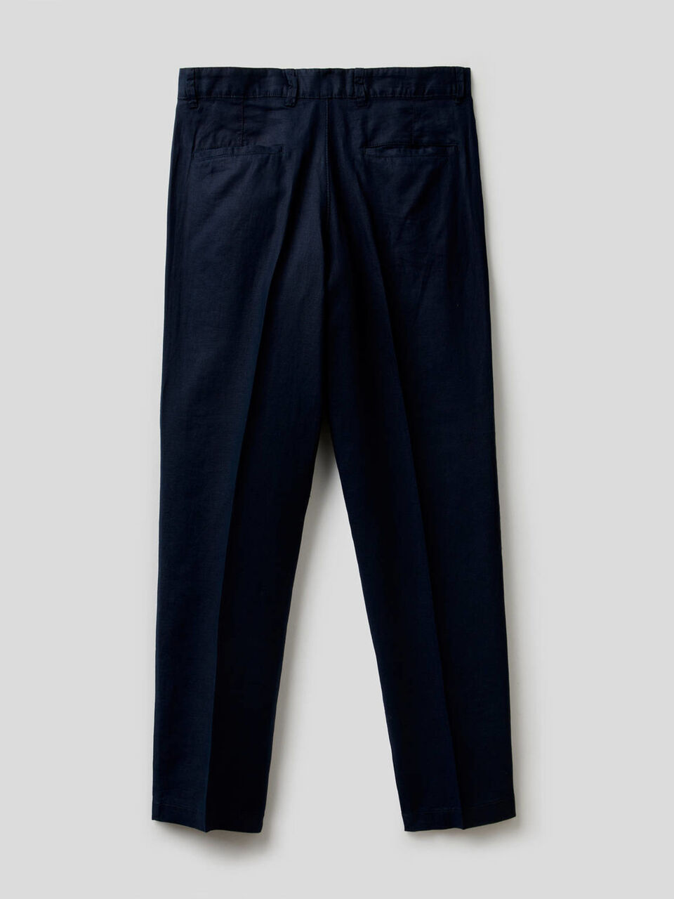 Chinos in pure linen image number null