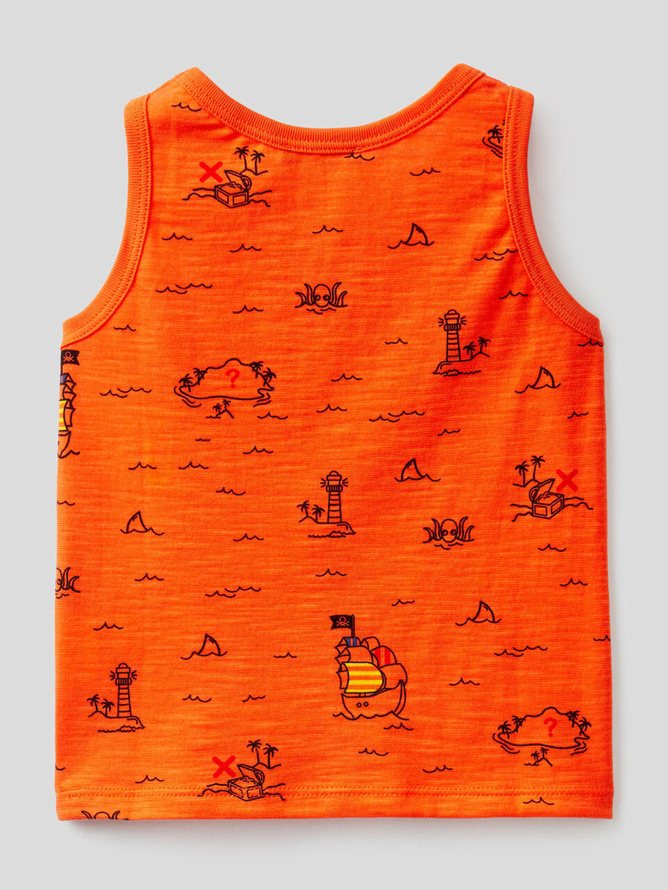 Tank top with treasure island print image number 2